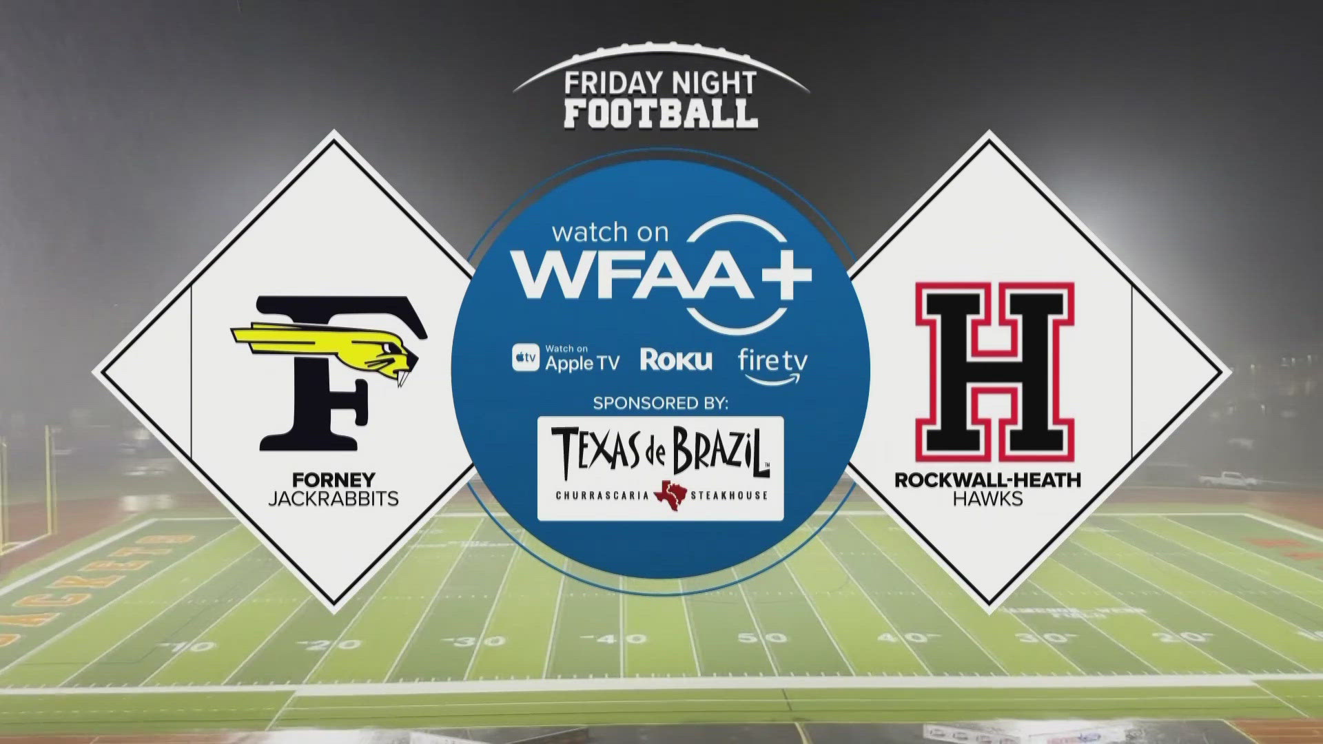 A winner-take-all season finale, as Forney and Rockwall-Heath square off with the final playoff spot in District 10-6A on the line