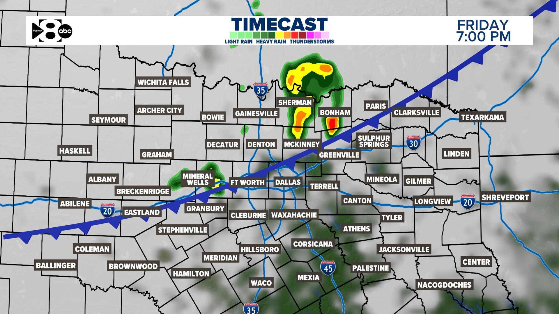 North Texas weekend rain timeline | wfaa.com