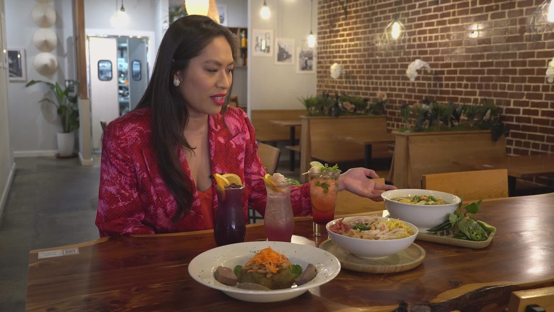 Ngon Vietnamese Kitchen pays homage to owner Carol Nguyen's family and her roots in Hanoi, Vietnam.