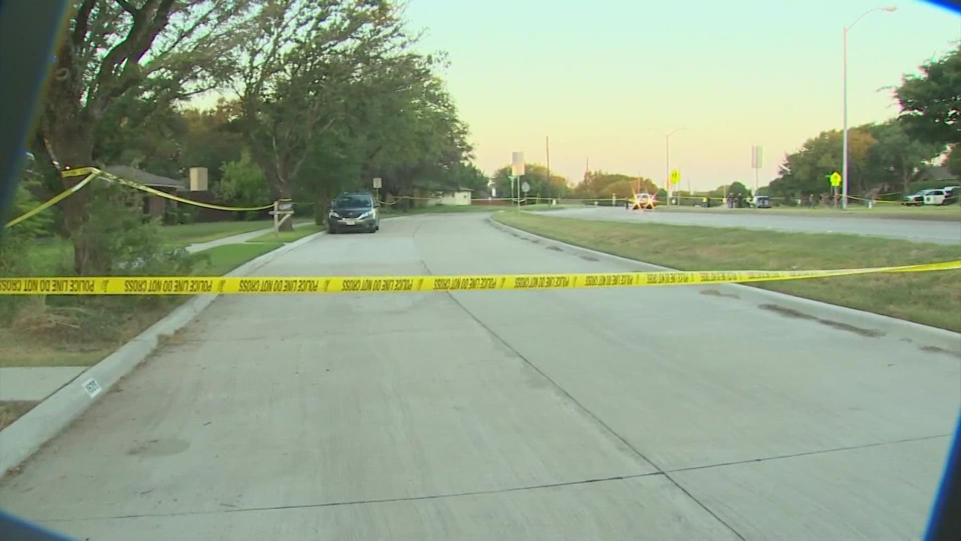 The incident happened at a home near Spring Creek Parkway and Green Oaks Drive, where tactical officers were serving a warrant.