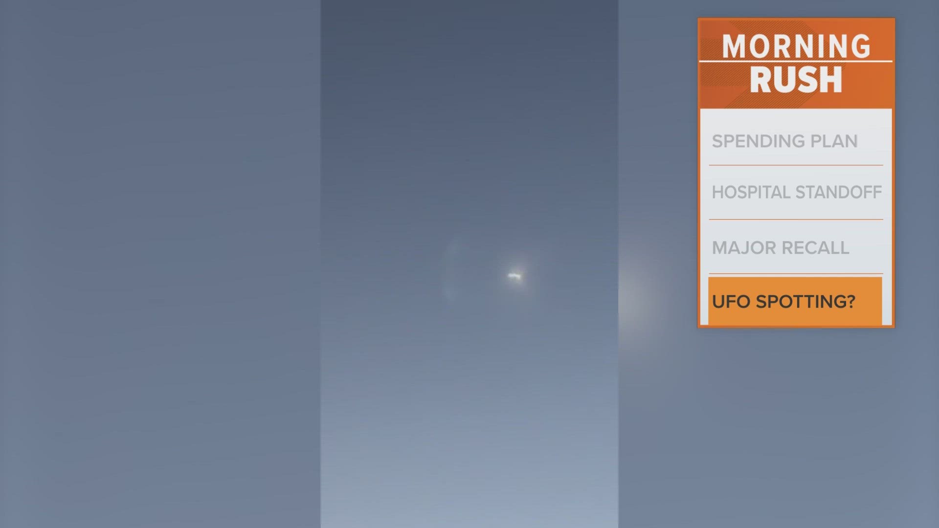 Strange light seen in DFW skies Sunday night