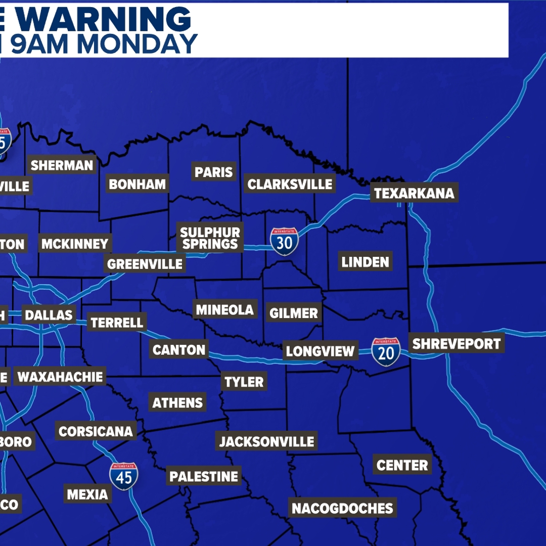 WFAA Weather Alert Day: First freeze of the season coming, coldest air ...