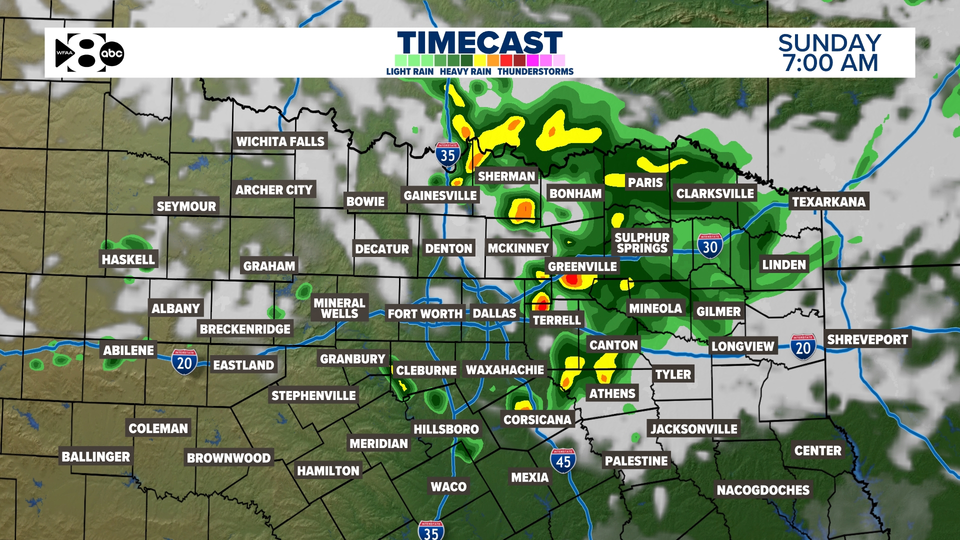 DFW Weather: Rain timeline for this weekend