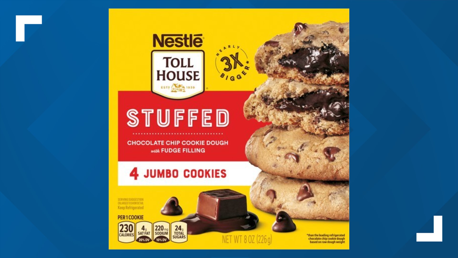 The voluntary recall is isolated to Nestle Toll House Stuffed Chocolate Chip Cookie Dough with Fudge Filling products made between June and September 2022.