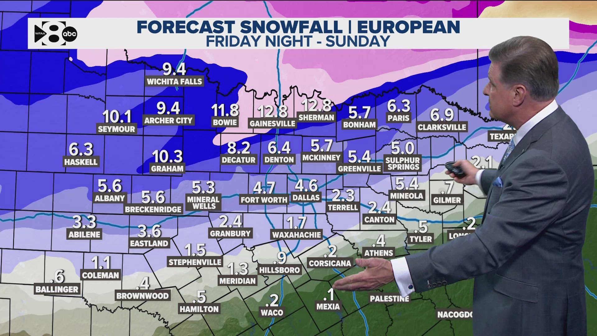 DFW Weather: Wintry mix and freezing temps. Here's the latest arctic ...