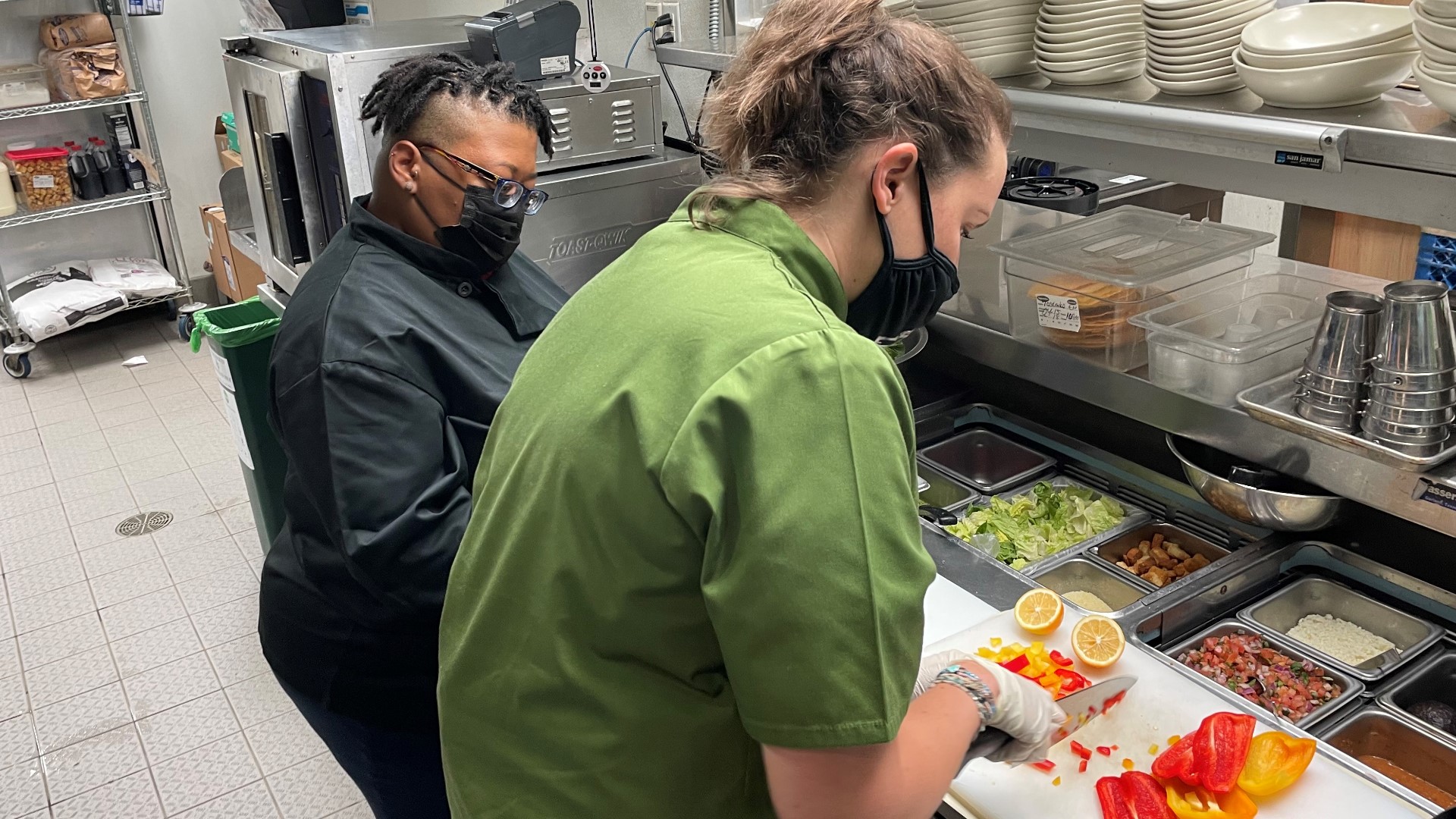 After discovering about a quarter of the waste generated in DFW’s terminals is food, workers at airport restaurants are being trained to compost.
