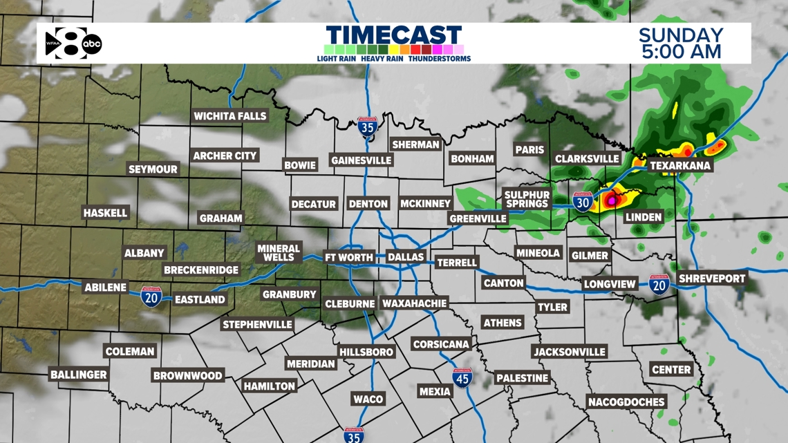 DFW Weather: Warm, humid and breezy weekend with a low chance for rain