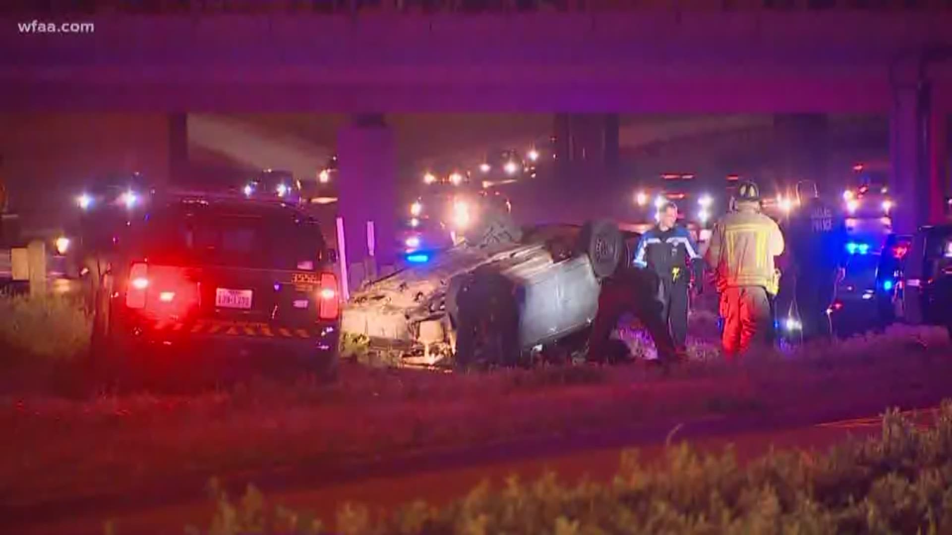 High Speed Chase Ends In Rollover Crash In Dallas 9171