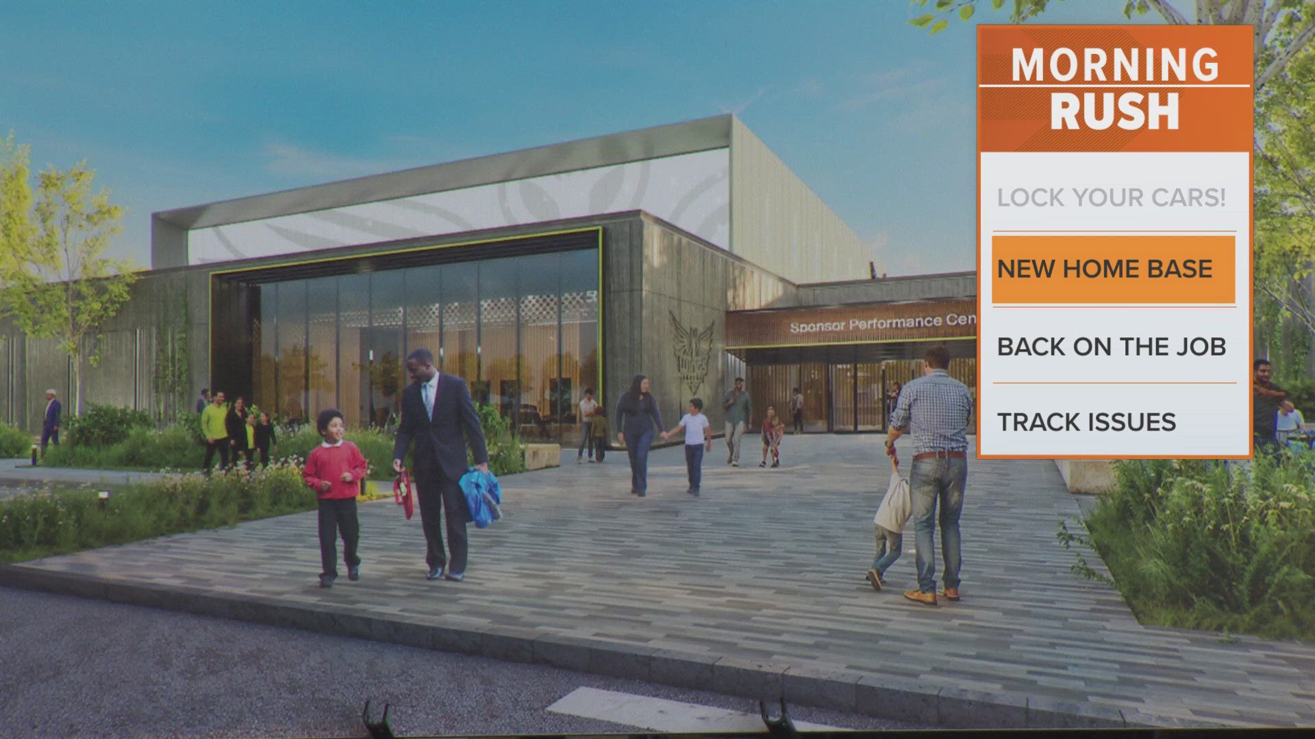 The space will feature a practice and training facility. 