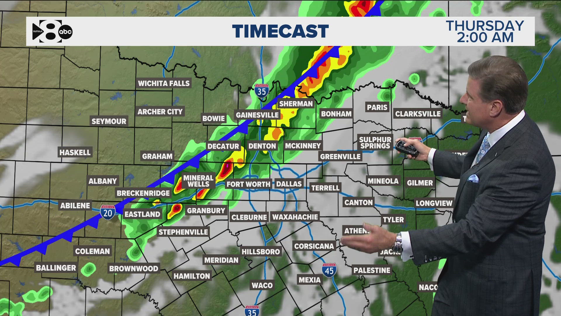 Here's the latest look at your forecast in North Texas.