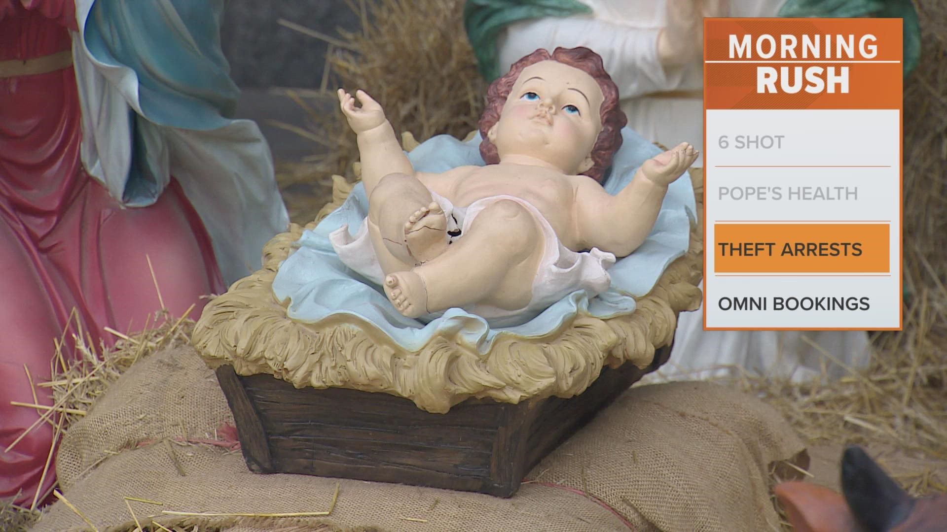 The doll that was stolen from a Nativity display at the Sundance Square plaza in Fort Worth was returned by police last week.