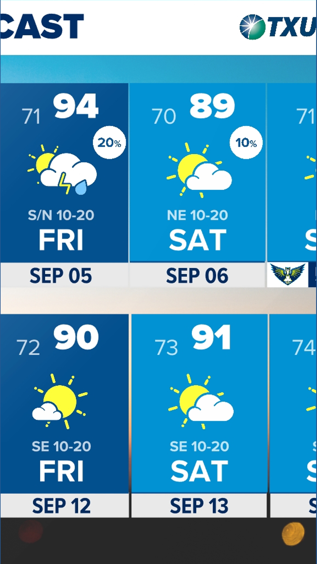 DFW Weather: Cool temps on Labor Day with low rain chances | wfaa.com