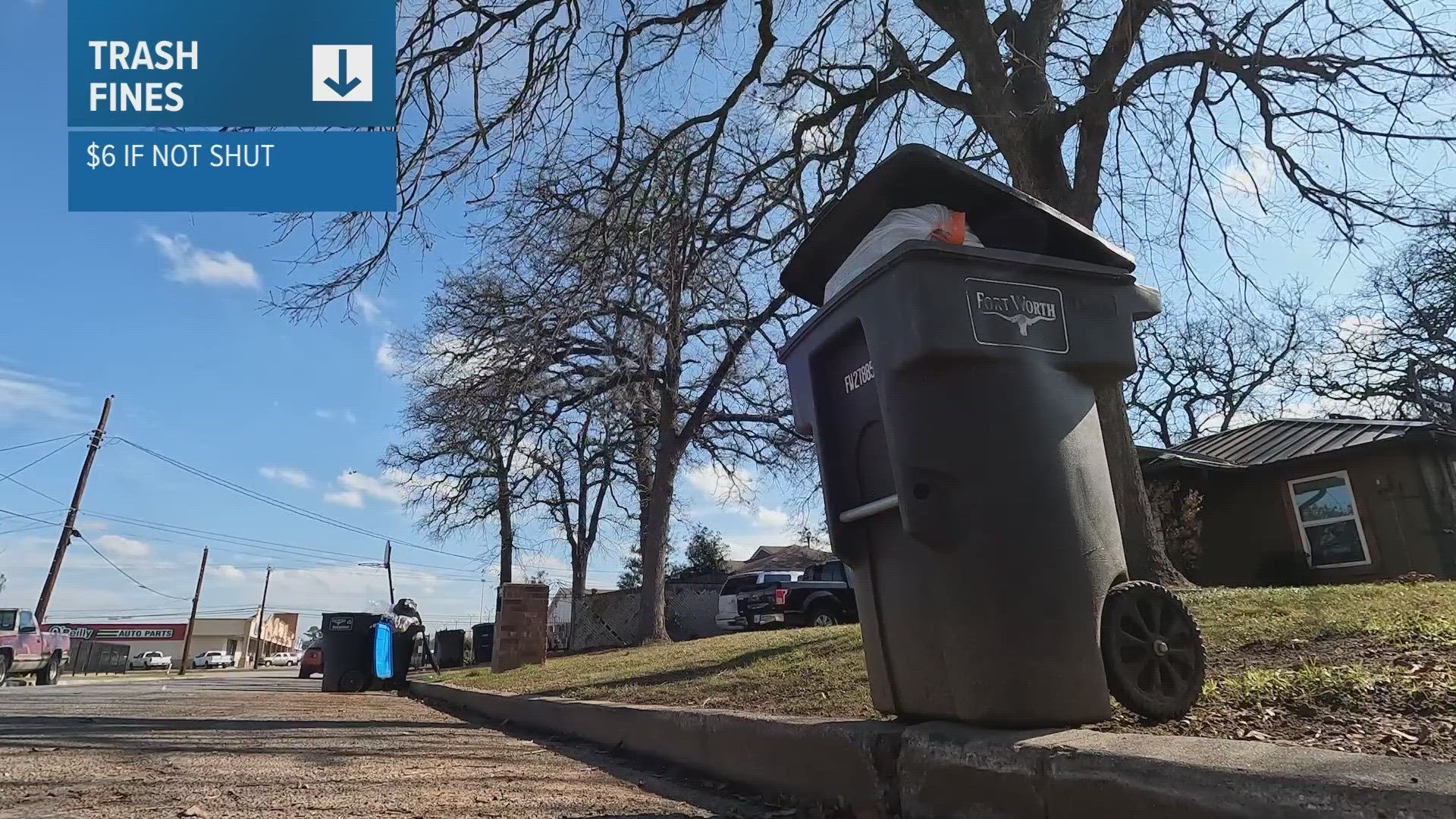 Fort Worth residents face fines for overfilling trash bins