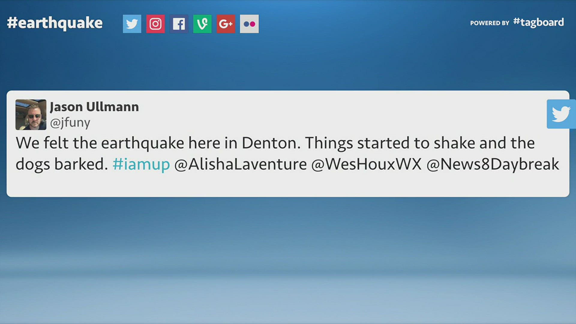 People across the Great Plains took to social media to share their stories of a 5.6 magnitude quake that shook the region Saturday morning.