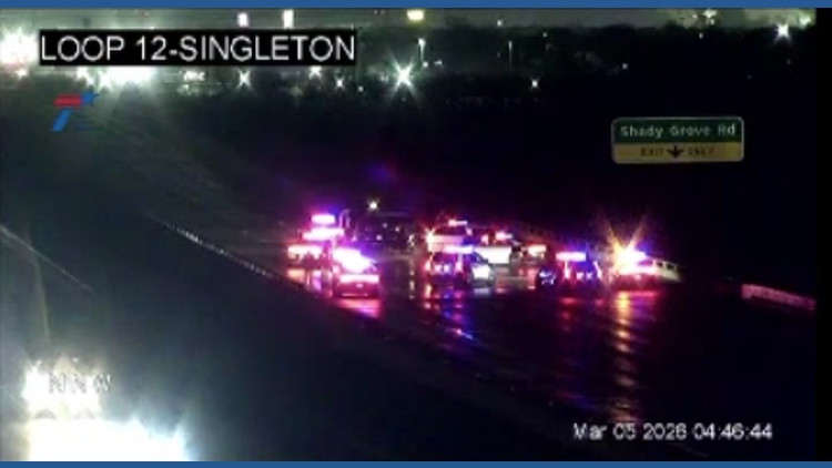 Suspect arrested after crash involving an officer closed all northbound ...