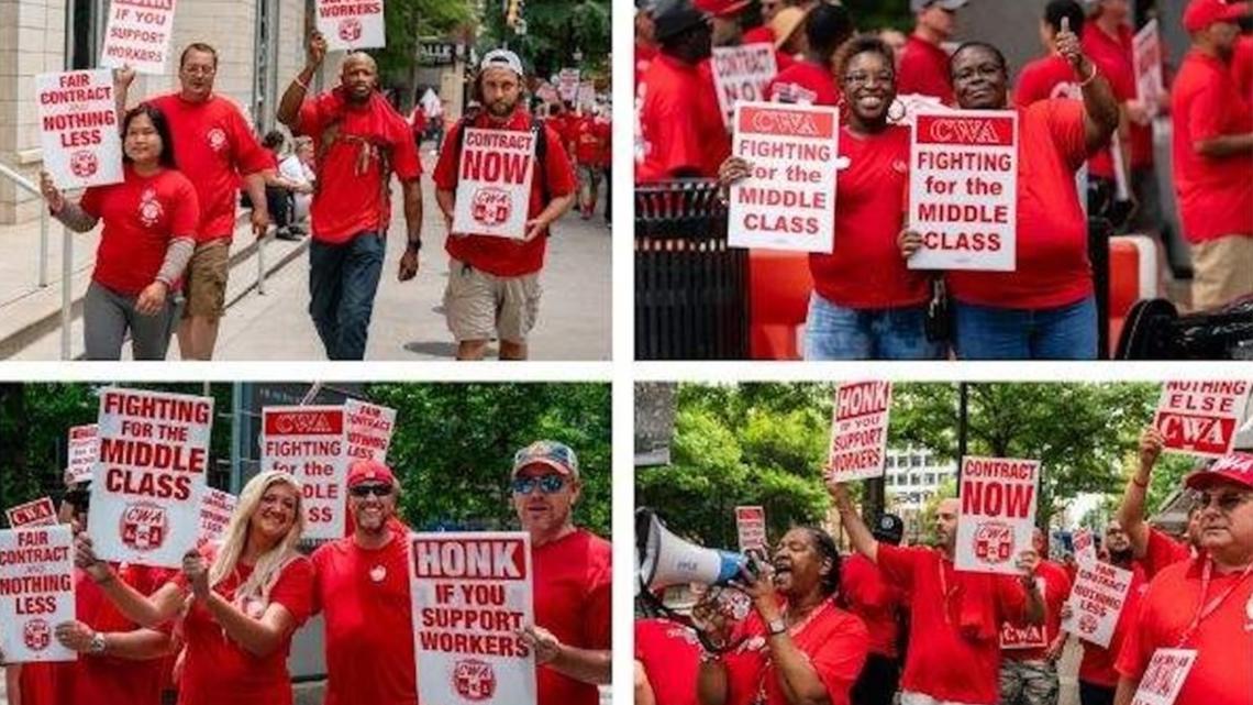 Labor contract between AT&T, union expires without strike | wfaa.com