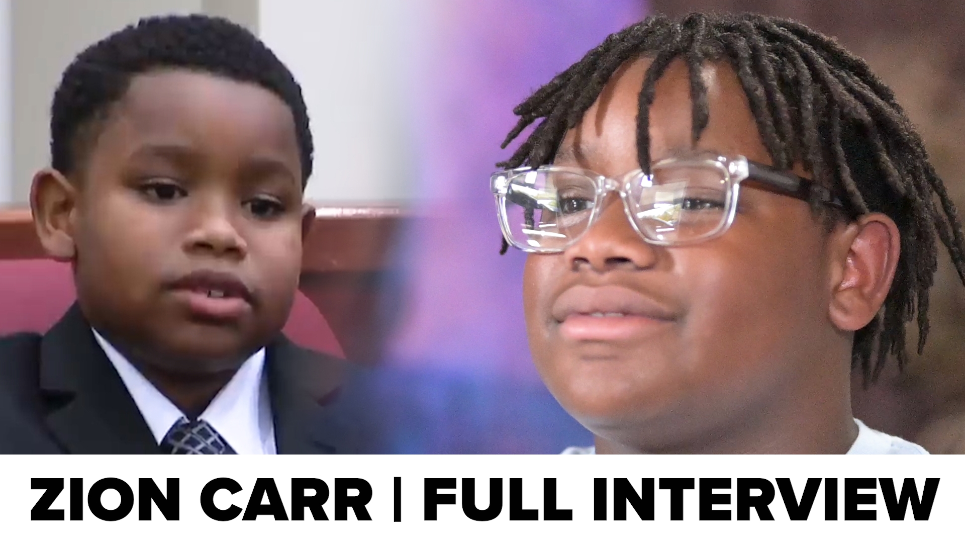 Atatiana Jefferson's nephew, Zion Carr, was in the home when his aunt was killed. With his family's support, he sat down with WFAA for his first 1-on-1 interview.