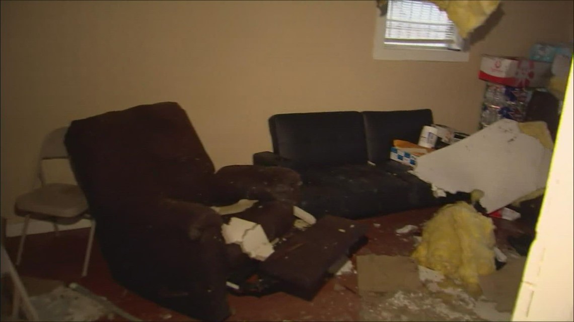 Severe storms damage a fire station in Blue Ridge, Texas | wfaa.com