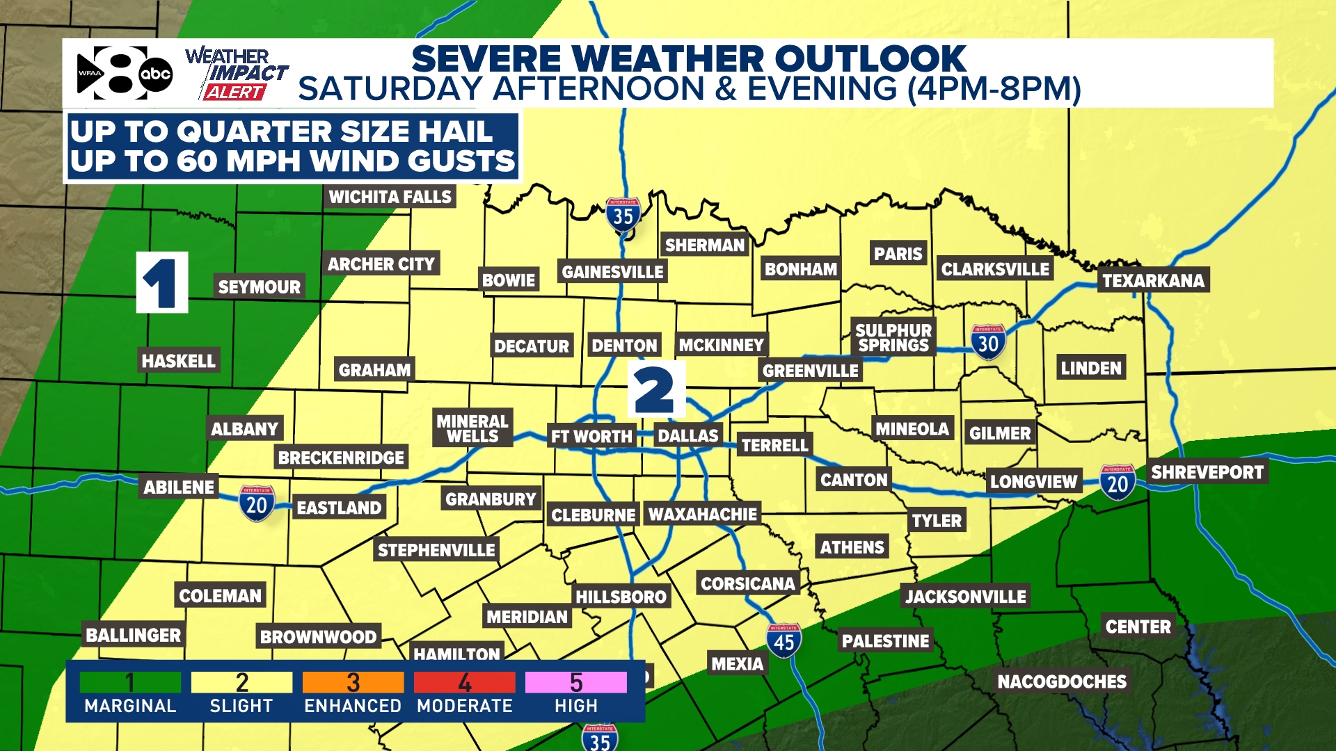 DFW Weather Alert Day | Saturday could bring severe storms to North ...