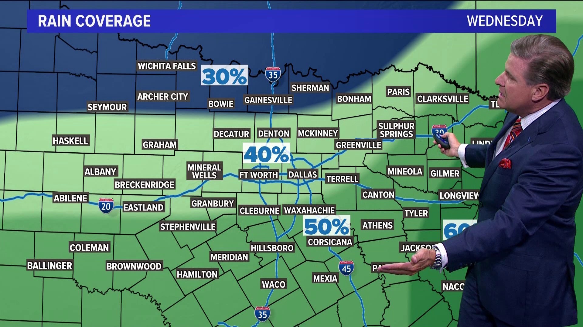 Parts of North Texas saw some much-needed rain on Tuesday. Is there more in store this week? Here's the latest.