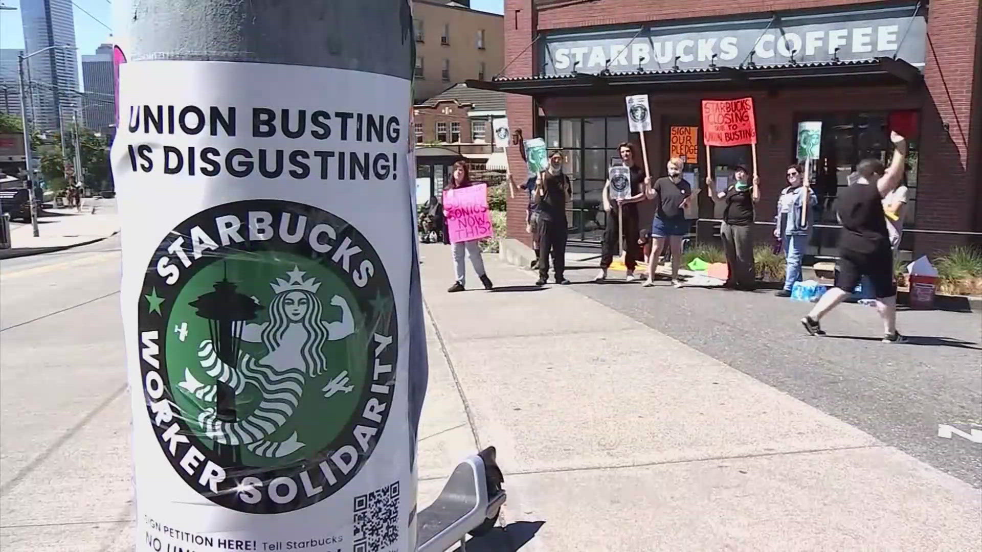 The union representing these workers says Starbucks has failed to meet its demand for pay raises now - and further down the road.