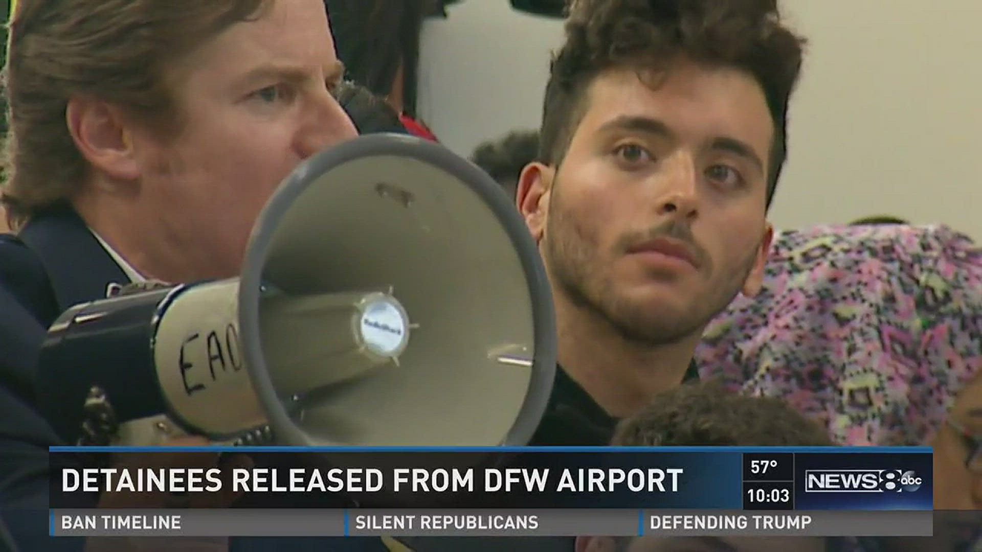 Detainees released from DFW airport