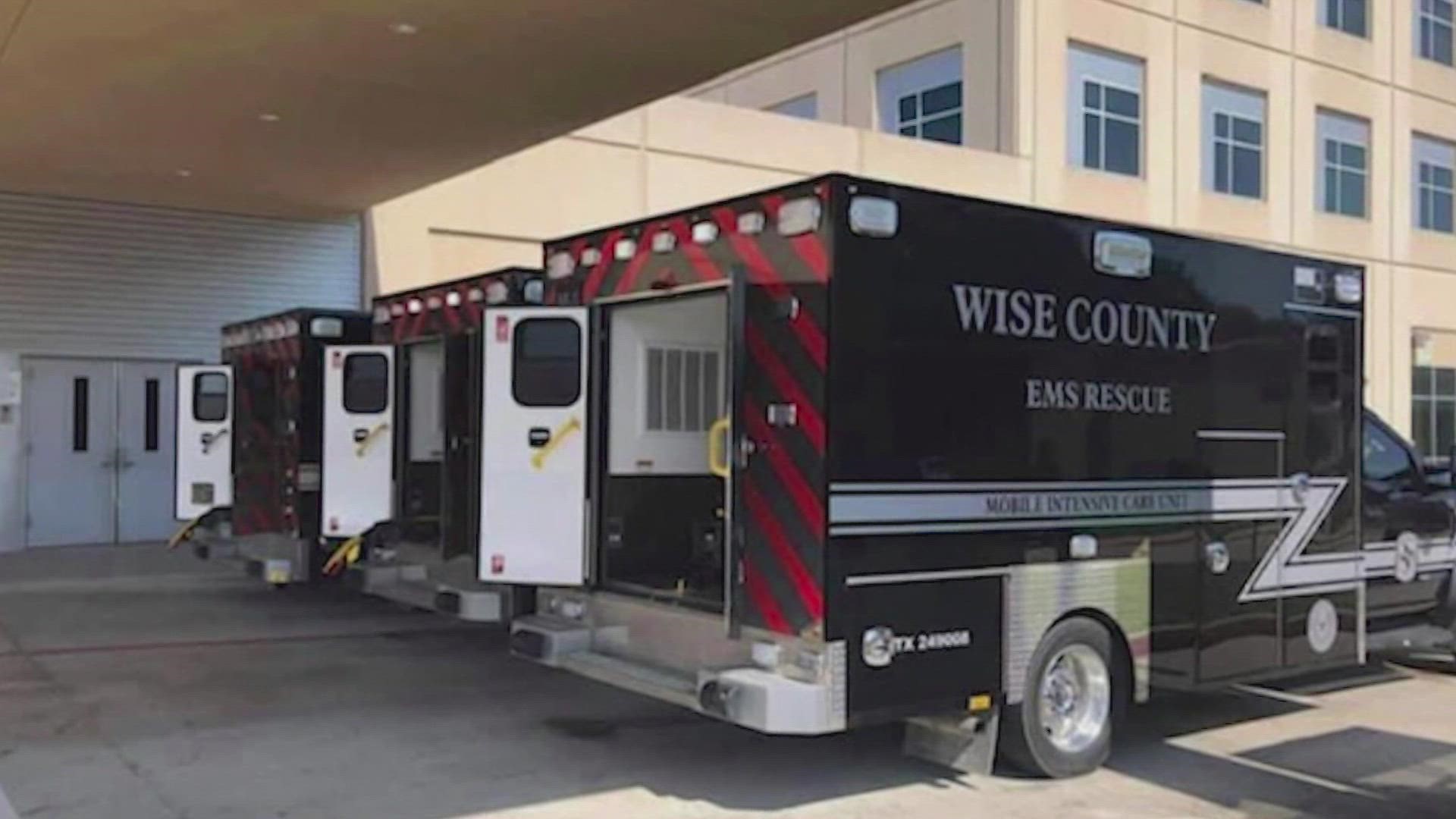 Wednesday, Wise Health System's Med/Surge/ICU capacity was at 100%. EMS officials in Wise County are also grappling with challenges amid COVID surge.
