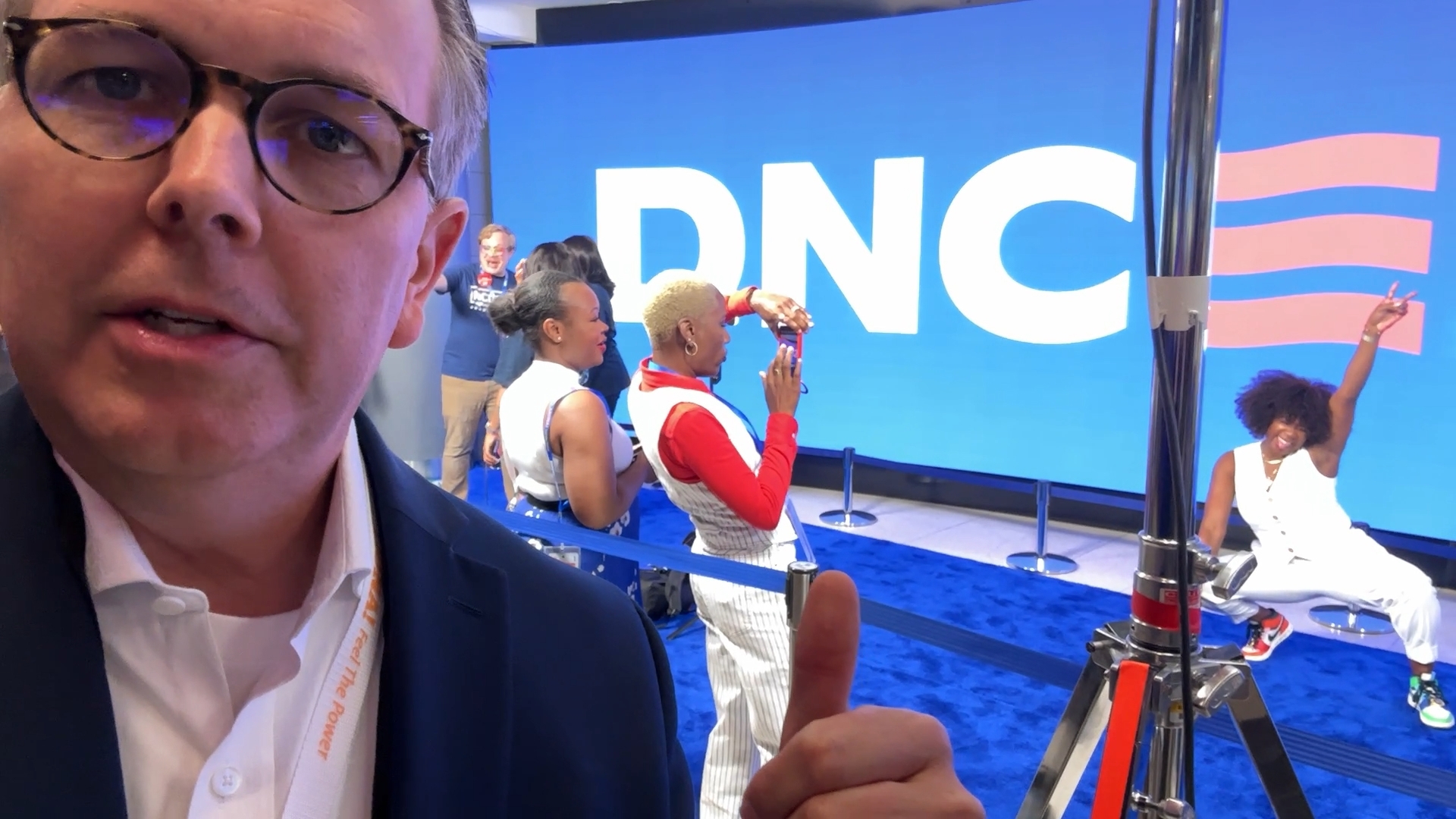 WFAA's Jason Whitely provided an update on Tuesday at the 2024 Democratic National Convention.