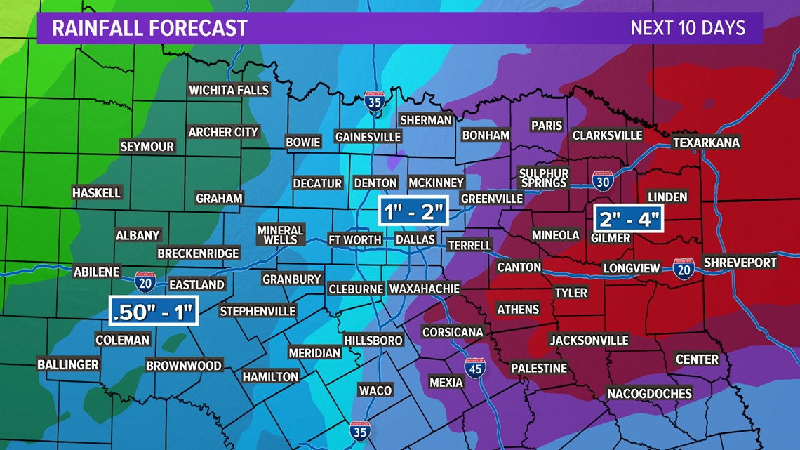 Periods of rainfall will cause some flooding in North Texas - Vimarsana News