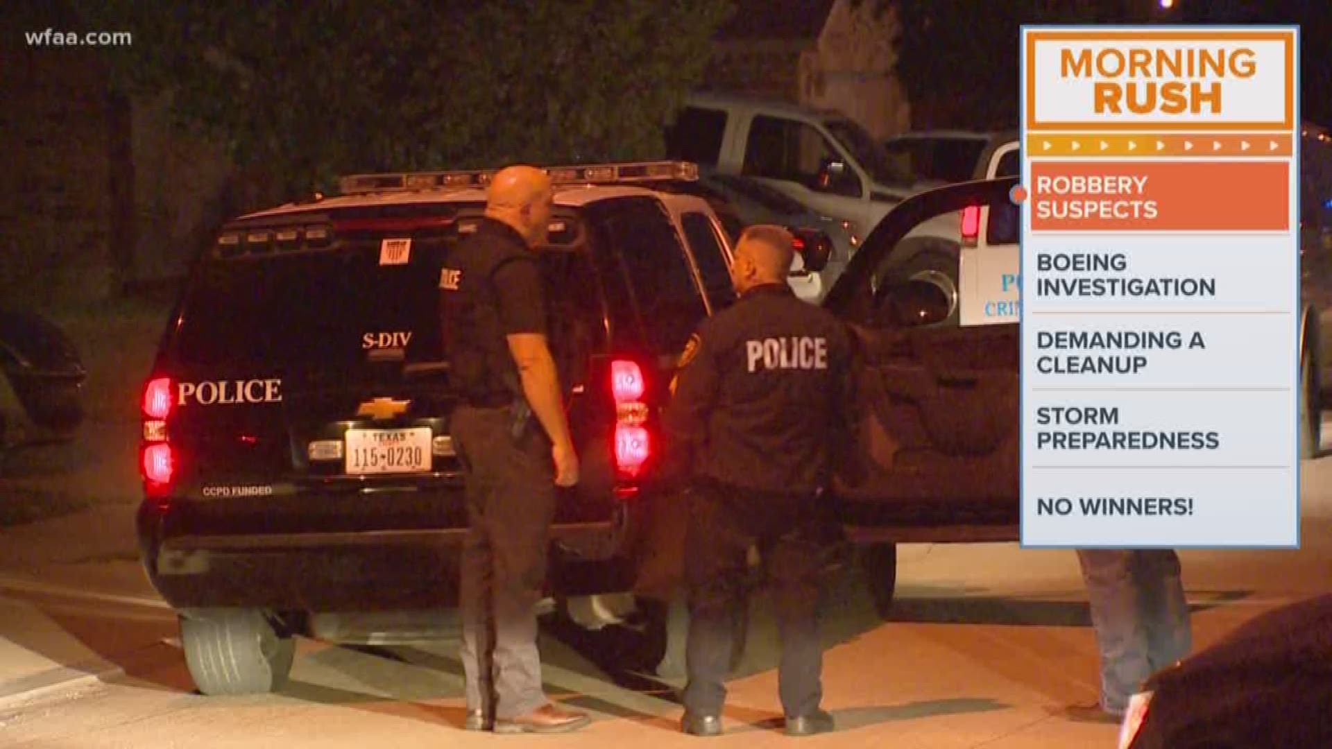 Fort Worth police arrest 3 men suspected in robberies