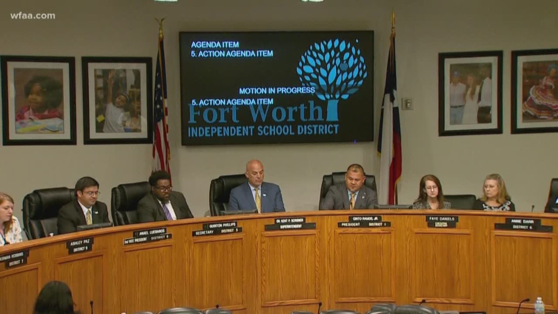Fort Worth ISD unanimously voted Tuesday to uphold the June 2019 firing of one of its teachers after she made anti-immigrant comments on social media.

In early June, Fort Worth ISD board members voted to terminate Georgia Clark, a Carter Riverside High School English teacher, for making those comments.