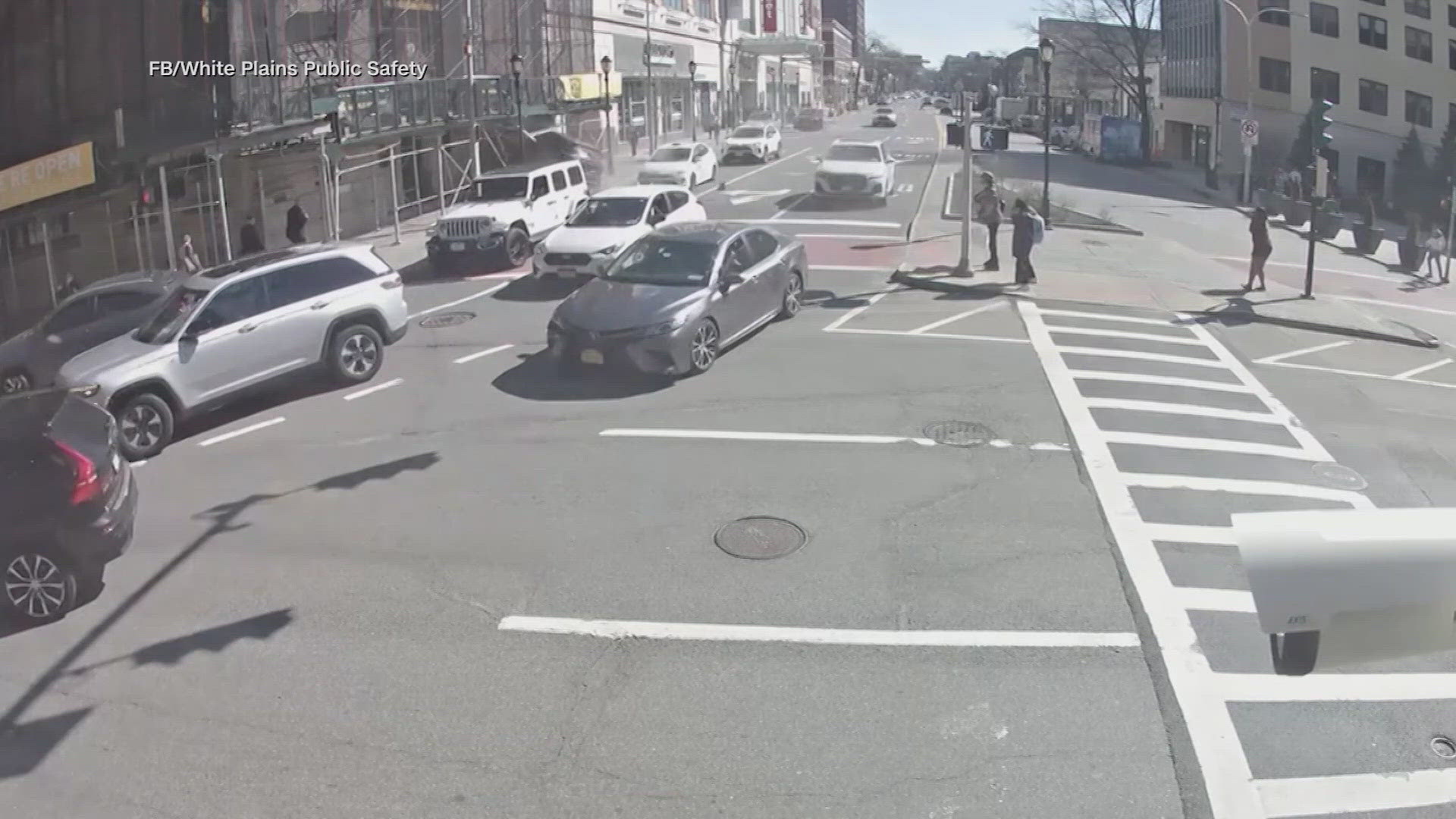 New video shows an SUV crashing into New York City businesses | wfaa.com