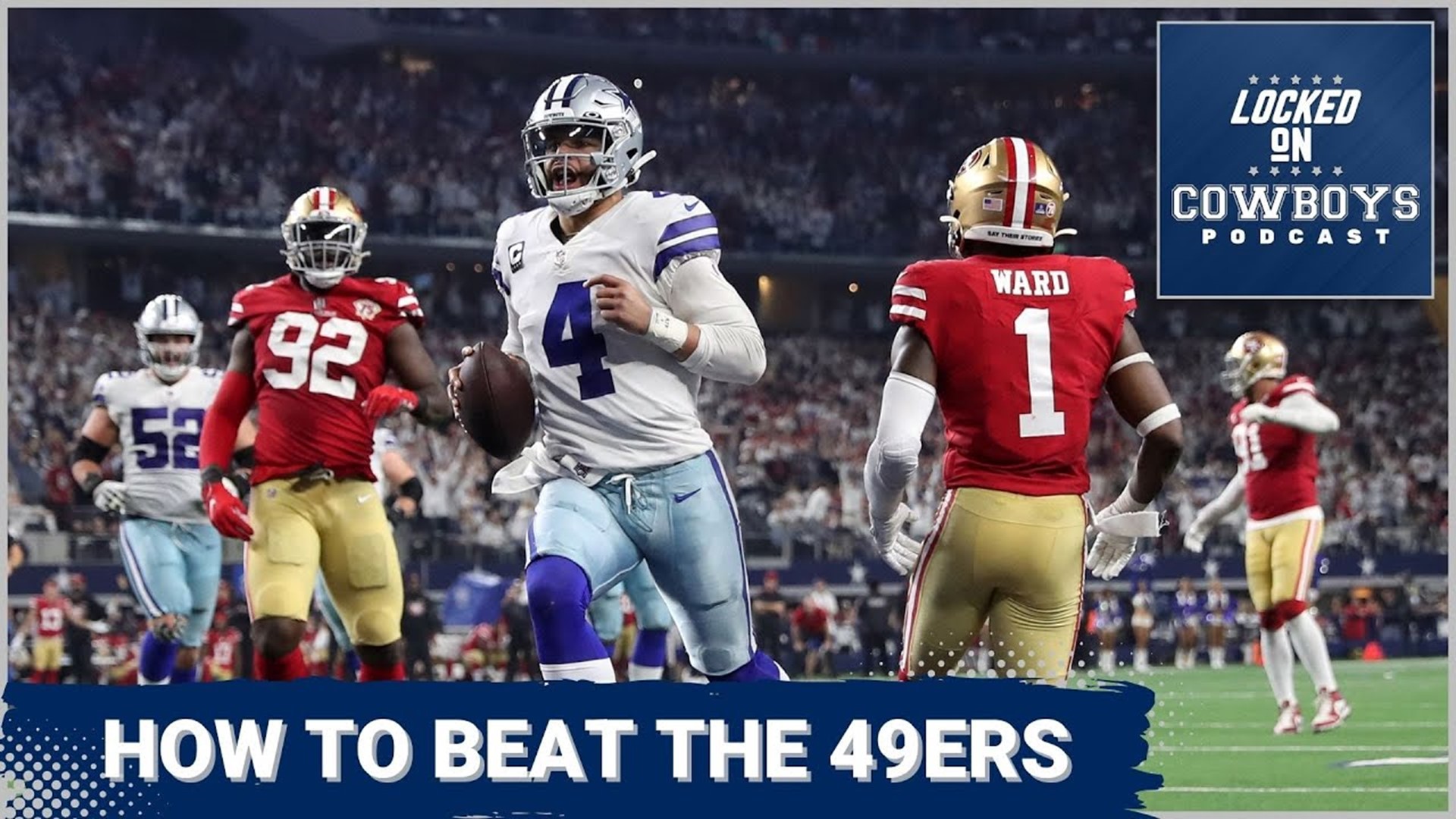 Marcus Mosher and Landon McCool preview the Cowboys-49ers matchup by talking how to slow down Brock Purdy, what can Dak Prescott do to win this game and much more!