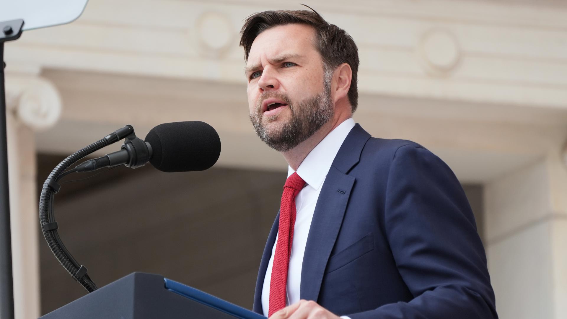 Watch JD Vance's full speech that he gave at the Memorial Day observance at the Arlington National Cemetery on May 26, 2025.
