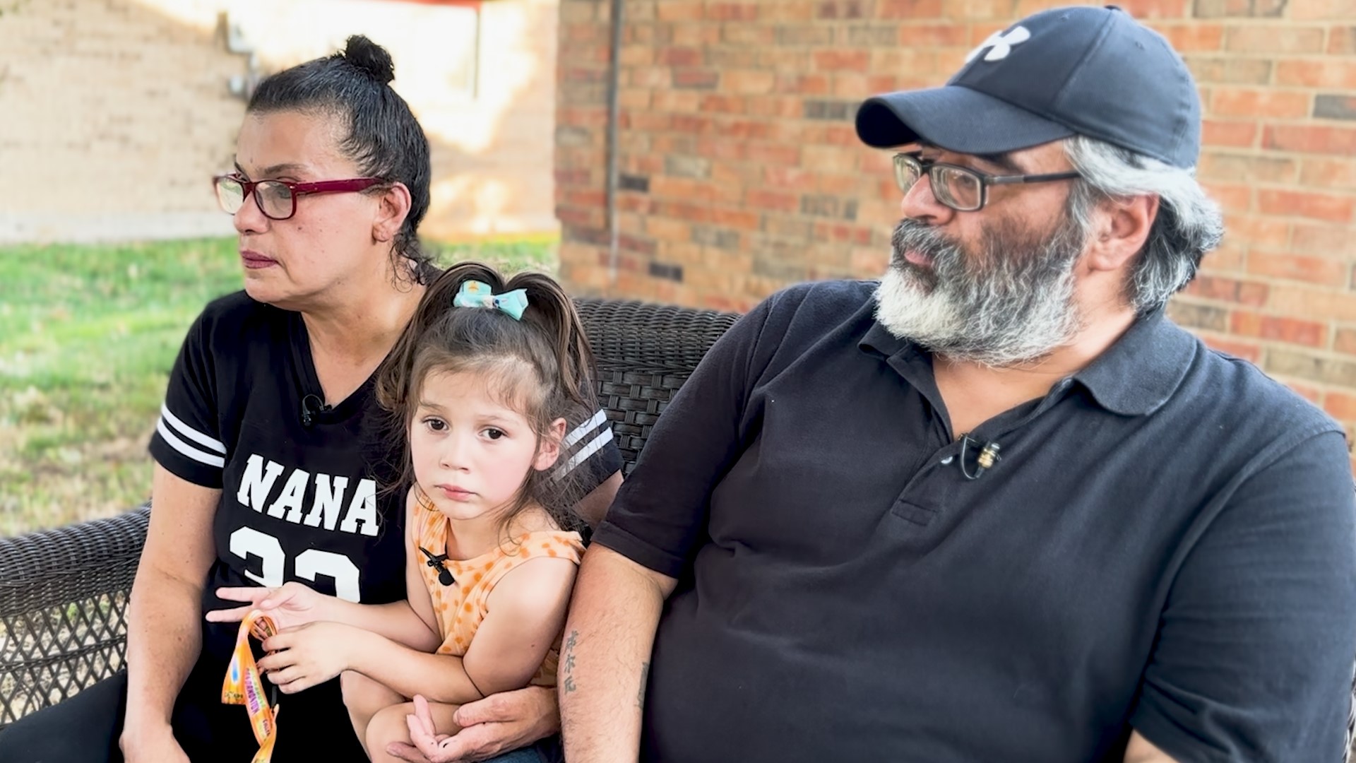 Fort Worth police are trying to identify a truck driver who hit the back of a minivan in a neighborhood and drove away. This is the family's full interview.