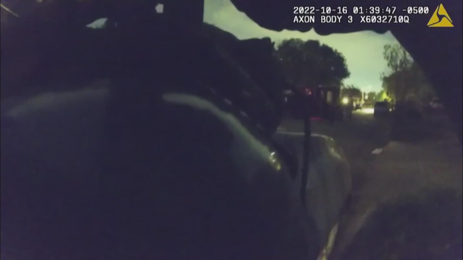 The 911 call was released Thursday along with police body cam footage of the shooting.