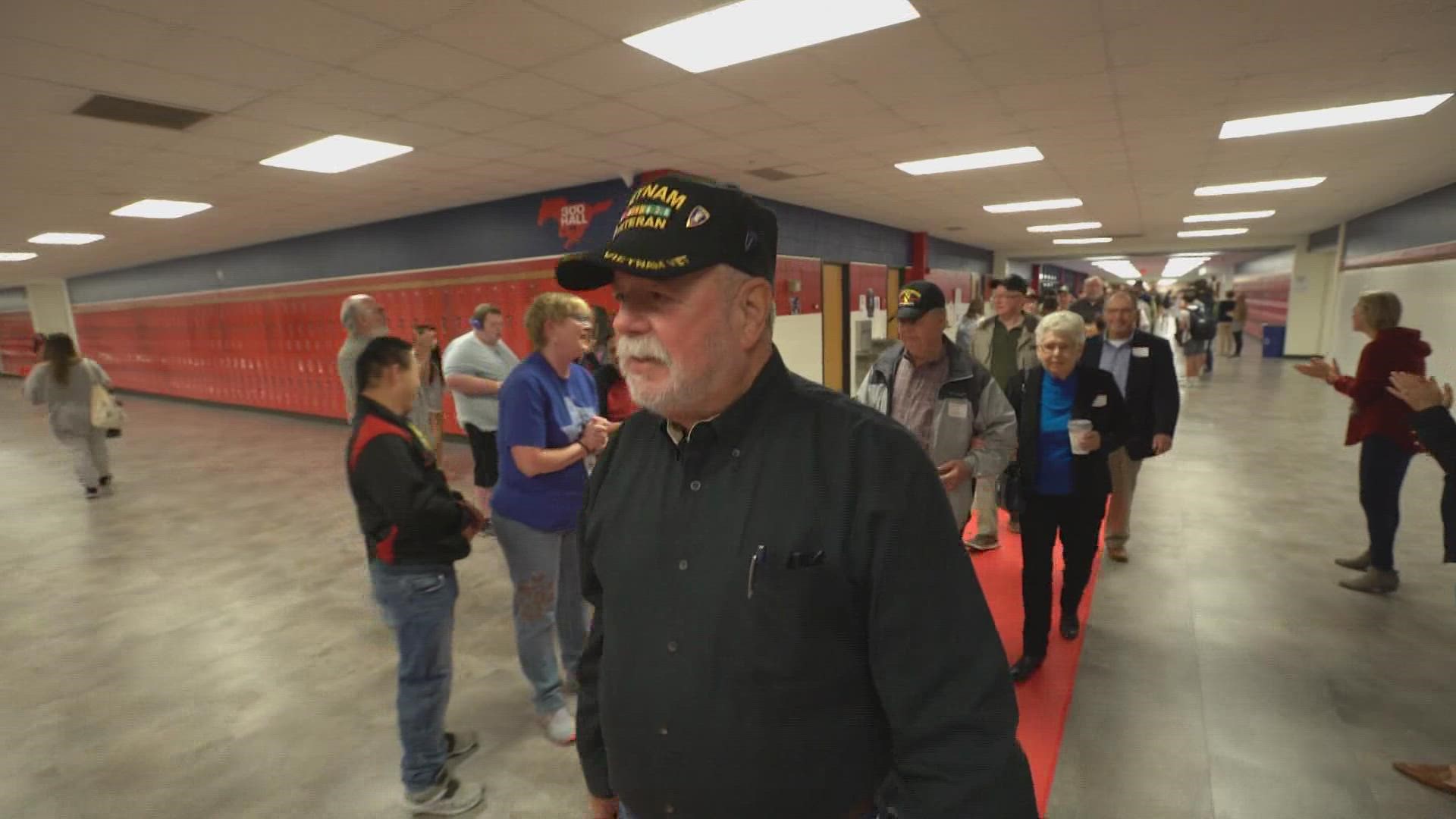 "It reaffirms my belief in the future of America," said Korean War veteran Randy Dellis of the Veterans Day event that has become an important GHS tradition.