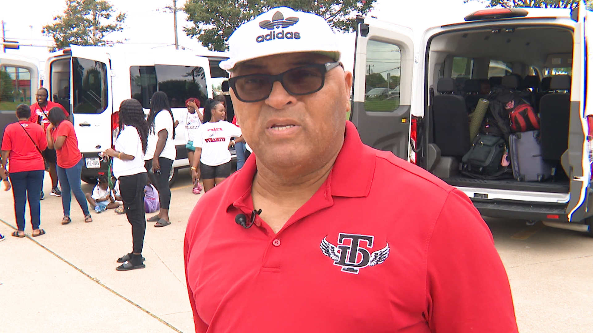 Shelby Rossum is the head coach of the youth track team, Track Dynamite. He sat down with WFAA about his team heading to Junior Olympics.