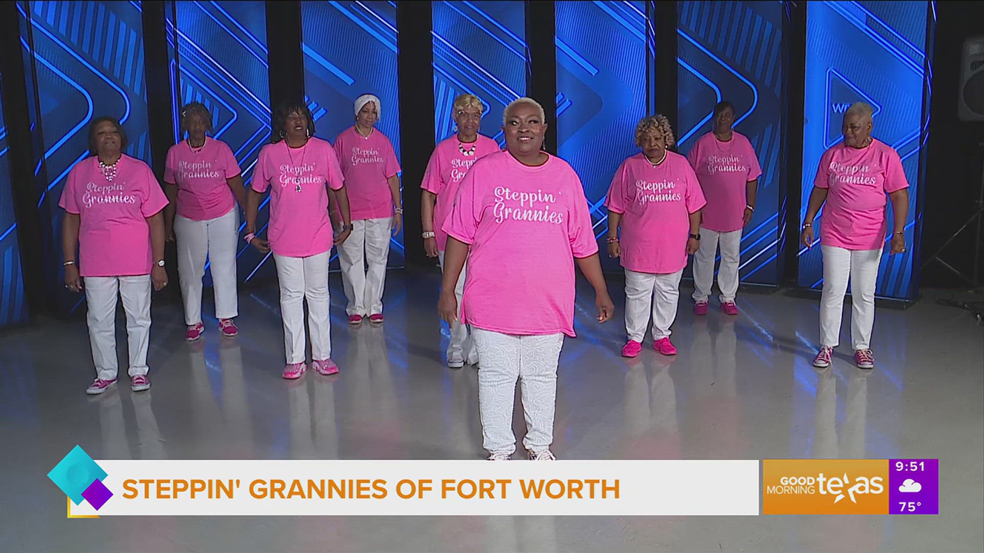 Groove with the Steppin' Grannies of Fort Worth. Go to @steppingrannies2006 for more information.