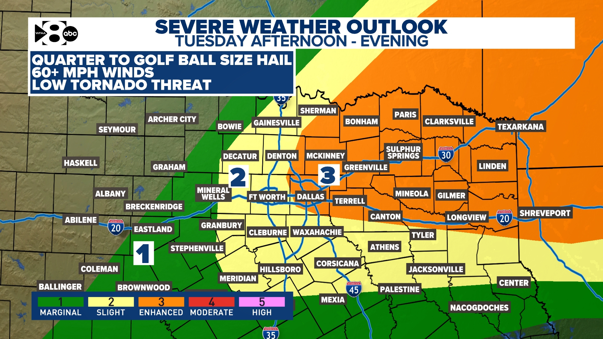 WFAA Weather Alert: Strong to severe storms possible Tuesday | wfaa.com
