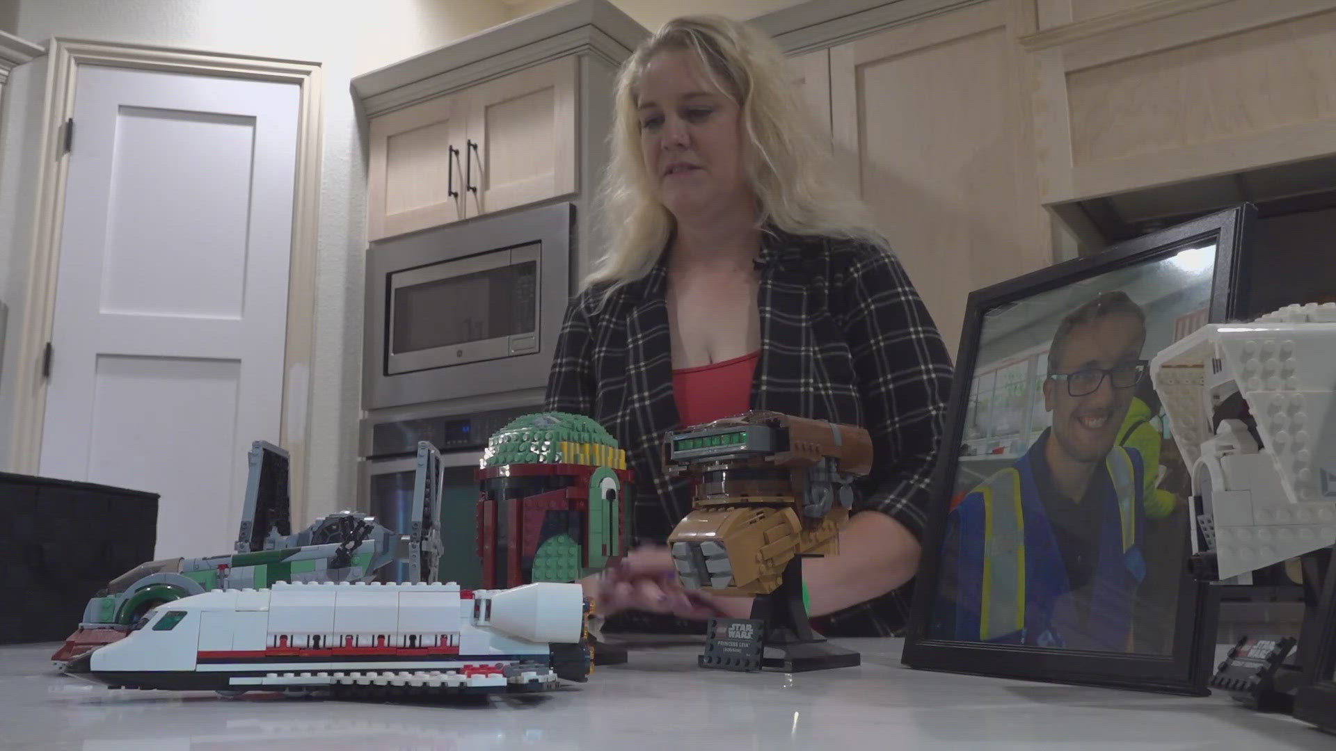 The memory of her son and his love for Legos lives on through donating sets to other children.