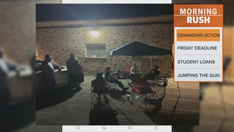 Uvalde parents camp out in protest of officers who responded to school shooting