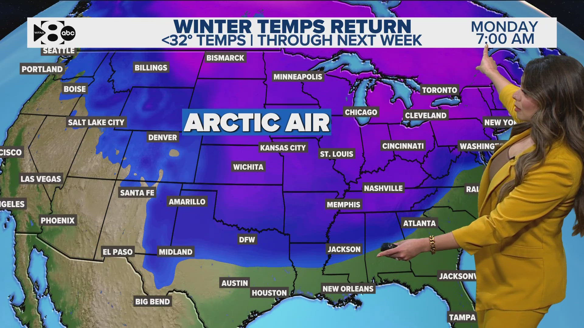 DFW Weather Arctic air could bring plummeting temps next week