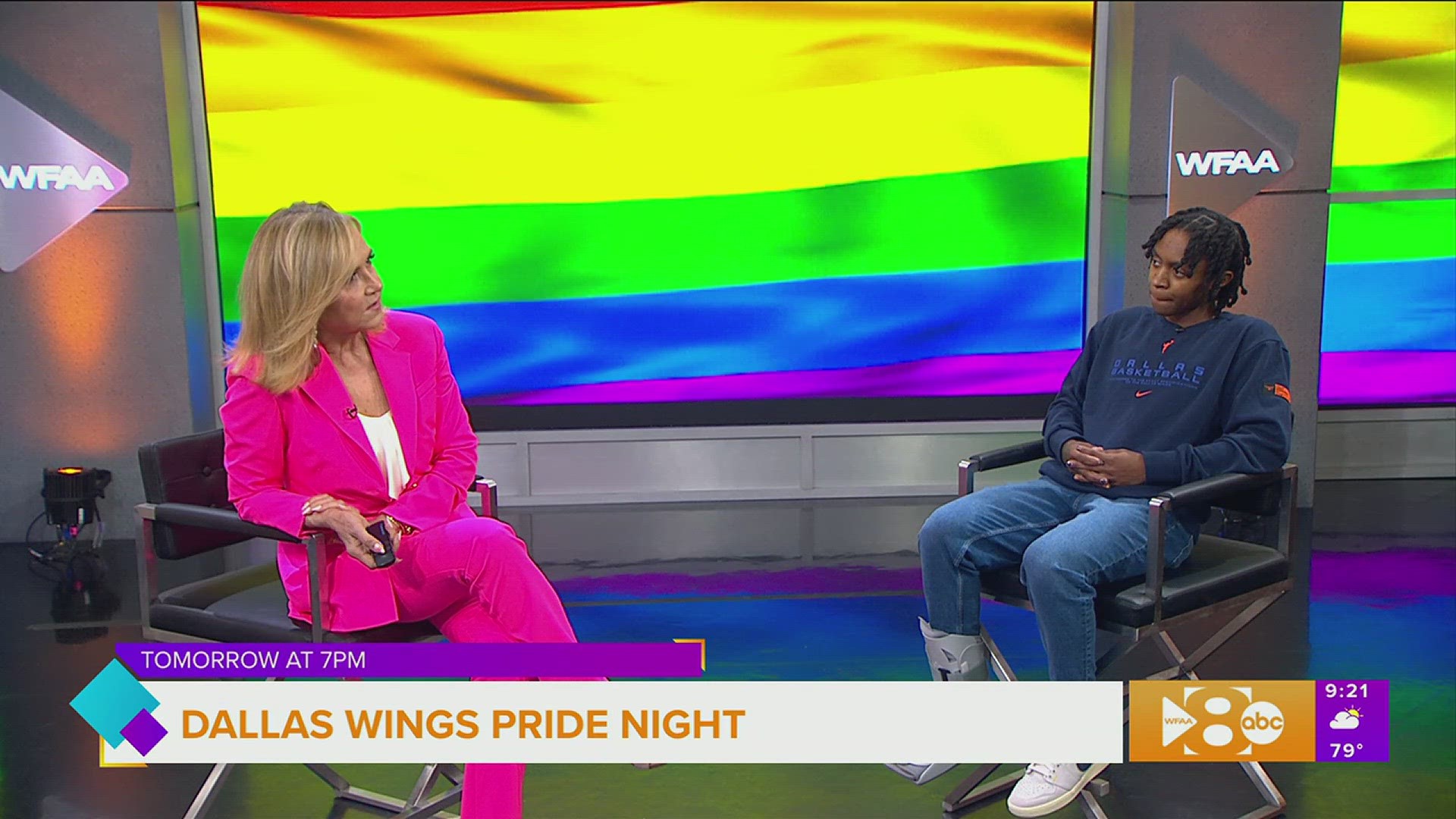 Dallas Wings Guard Crystal Dangerfield joined us with more on how they will celebrate Pride tomorrow night as they take on Griner and the Phoenix Mercury once more.