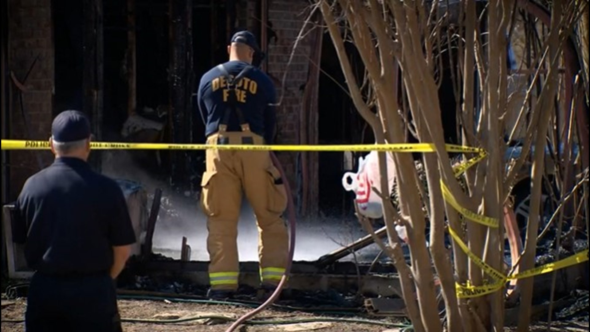 Authorities said around 4:30 a.m. Tuesday, Feb. 23 a person called 911 to report the house fire. Two children, ages 1 and 2 years old, were killed.