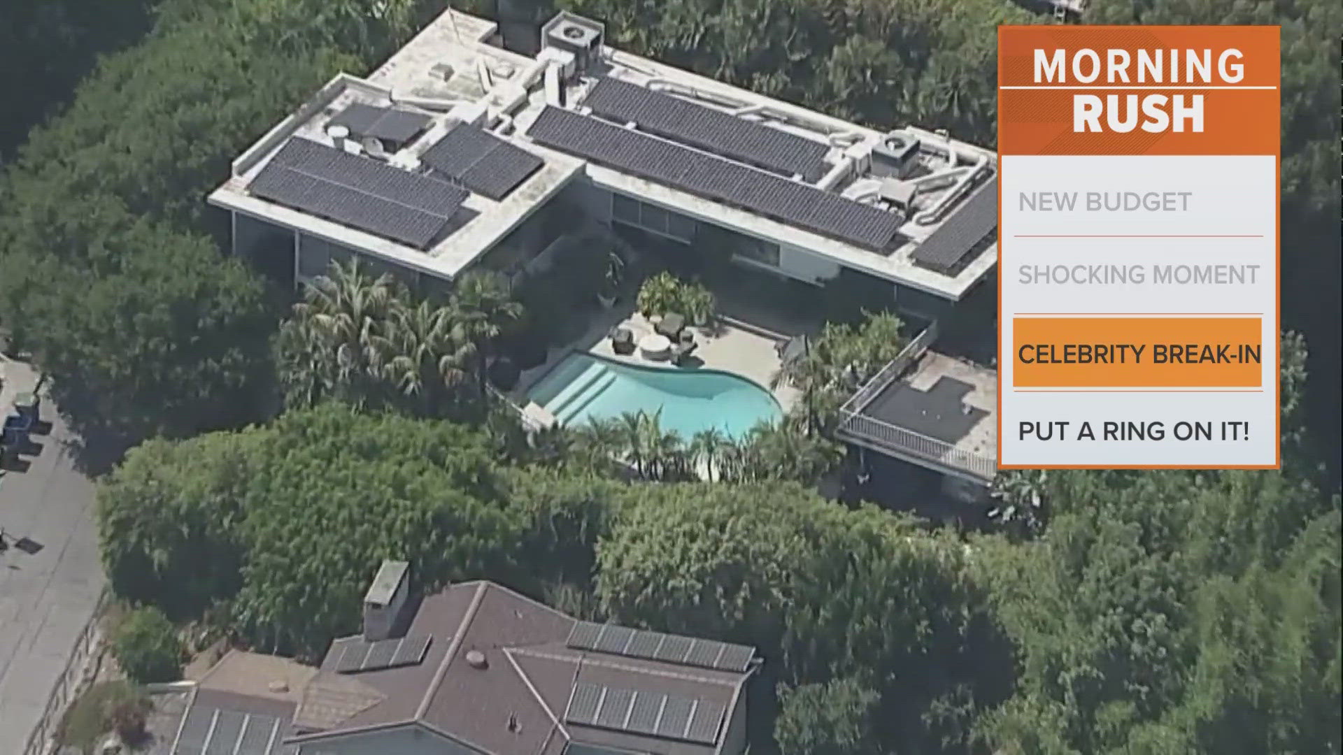 Police are investigating a reported break-in at Brad Pitt's home.