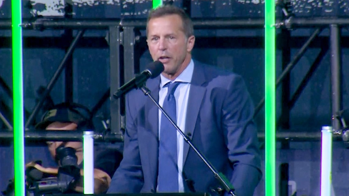 FULL SPEECH: Mike Modano speaks during the unveiling of the statue for ...