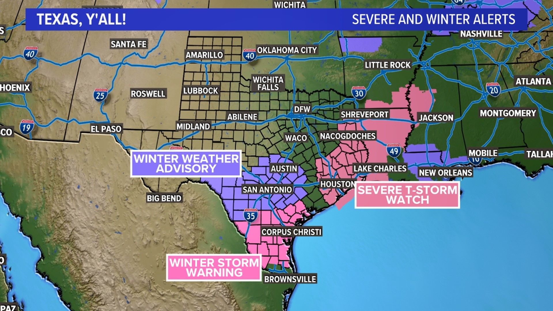 Texas Weather Forecast Is All Over The Place Wfaa texas-weather-forecast-is-all-over-the-place-wfaa