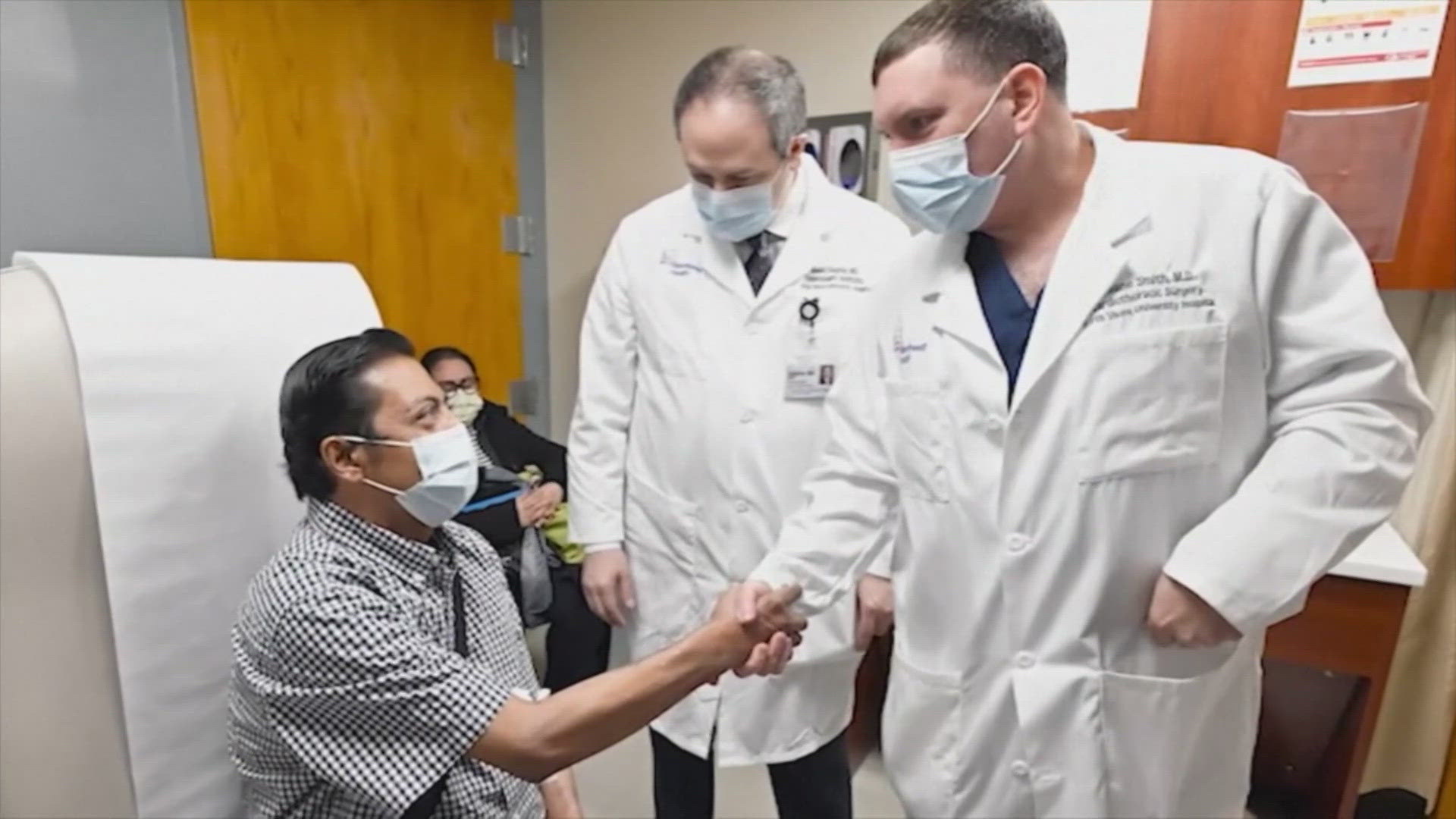  Sergio Arias Cestoni got a new liver, kidney and heart after a successful 14-hour procedure.