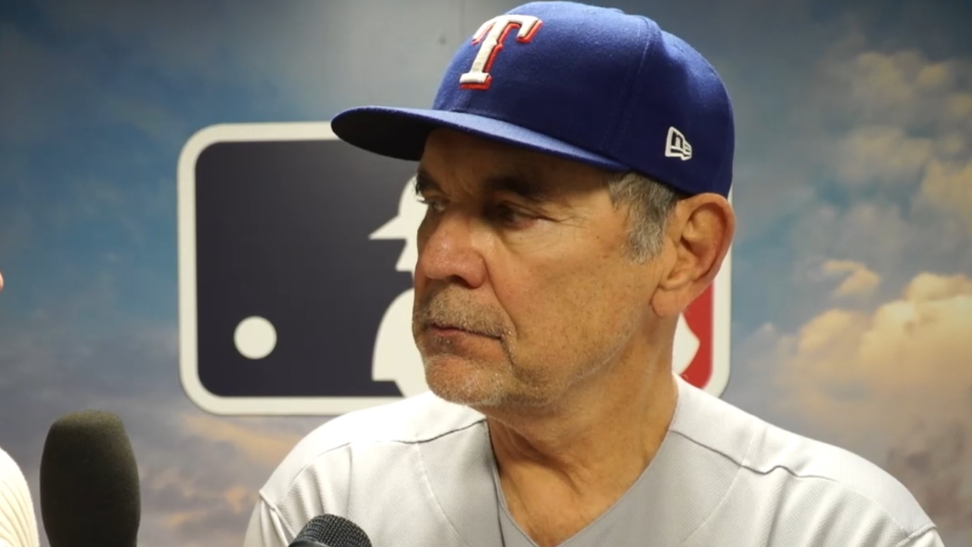 Texas Rangers manager Bruce Bochy joined Bally Sports Southwest for a postgame recap after a 9-3 loss to the Angels.
